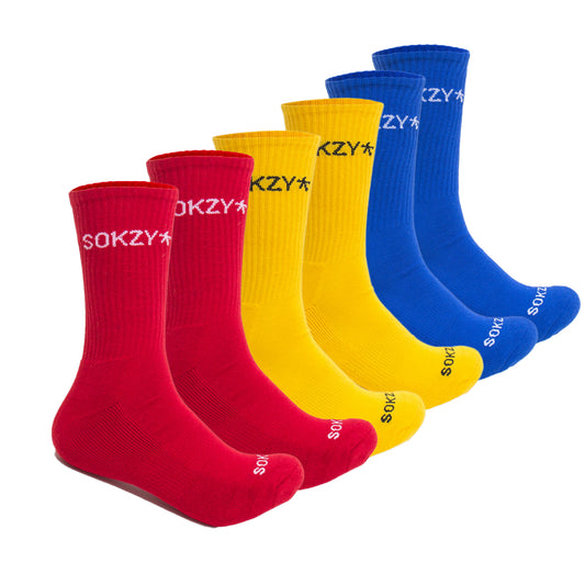 Primary set of pairs, Red, Yellow and Blue